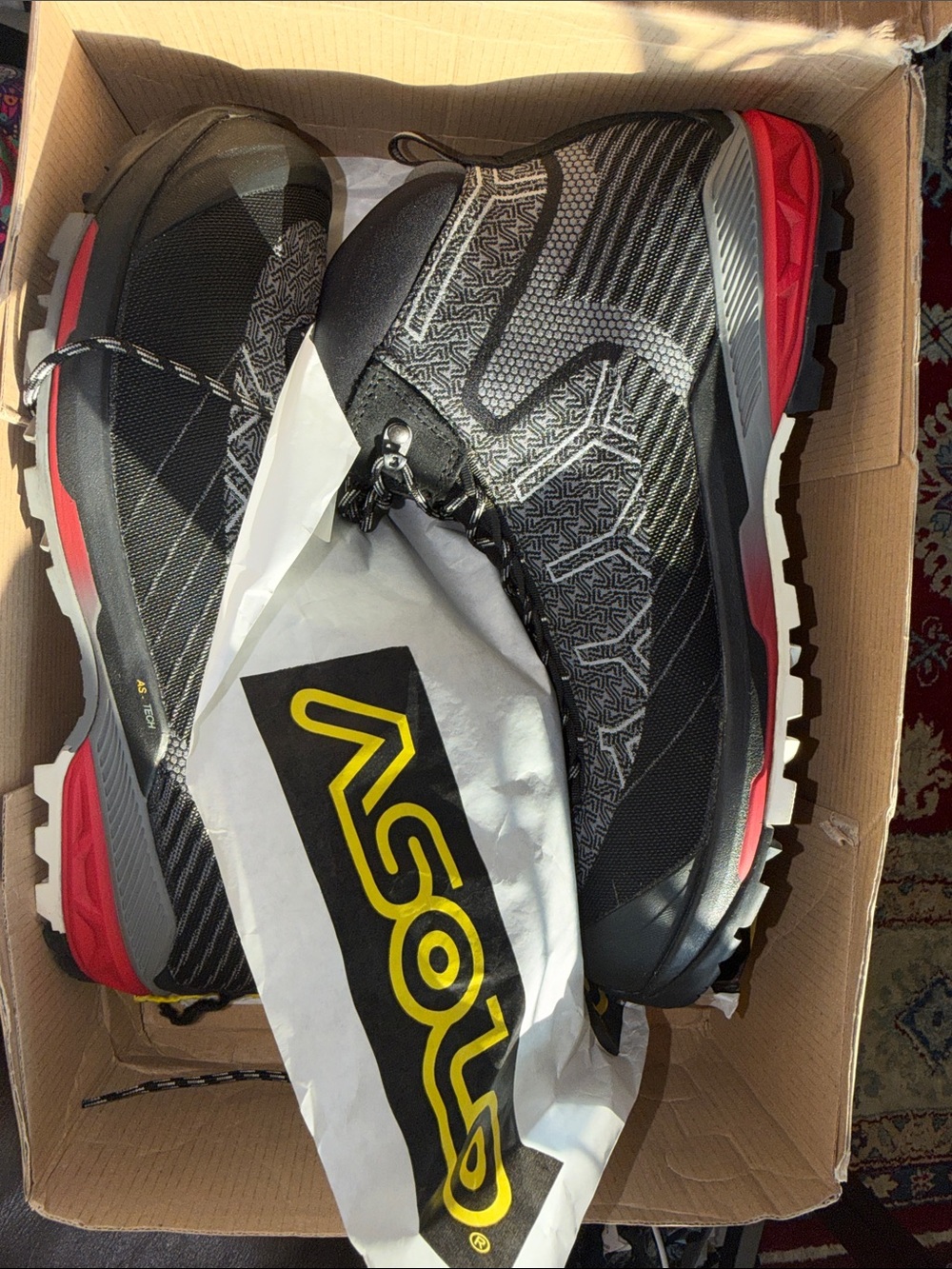 NEW Asolo Falcon Evo Jacquard GV Gore-Tex Hiking Boots Men's 10.5 Vibram Waterpr - Picture 7 of 10